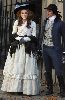 Keira Knightley pictures on the set of The Duchess