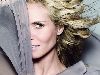 Supermodel Heidi Klum naked and wrap her up in a see-through sheet