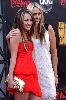 Miley Cyrus and mother Leticia Cyrus pictures at 2007 American Music Awards