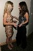 Kristen Bell golden dress with Rachel Bilson pictures