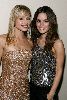 Kristen Bell golden dress with Rachel Bilson pictures