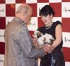 Mohamed Al-Fayed and Lily Allen At Harrod s Winter Sale Opening