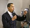 Barack Obama Campaigning At Del Sol High School In Las Vegas