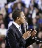 Barack Obama Campaigning At Del Sol High School In Las Vegas