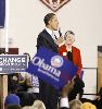 Barack Obama Campaigning At Del Sol High School In Las Vegas