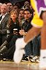 Jessica Alba at the Lakers vs Warriors game on December 7th 2007