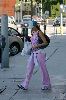 Jessica Alba spotted leaving the gym wearing a pink outfit on January 2nd 2008