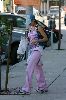 Jessica Alba spotted leaving the gym wearing a pink outfit on January 2nd 2008