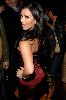 Kim Kardashian dark red dress