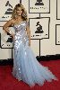 Beyonce Knowles on the red carpet of the 50th Annual Grammy Awards