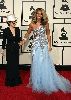 Beyonce Knowles and yoko ono on the red carpet of the 50th Annual Grammy Awards