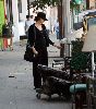 Jessica Alba looking at vintage furniture in Hollywood on February 12th 2008