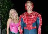 Heidi Montag and spencer pratt in a spider man costume