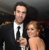 Isla Fisher and Sacha Baron Cohen