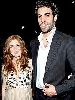 Isla Fisher and Sacha Baron Cohen