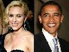 Barack Obama and Scarlett Johansson