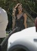 Jessica Alba shooting a commercial for Revlon make-up in West Hollywood on April 16th 2007