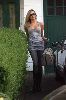 Nadine Coyle : Nadine Coyle leaving her house 7 2