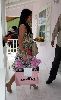 kim kardashian attends jessica alba's baby shower at ever after teahouse on April 6th 2008