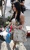 kim kardashian attends jessica alba's baby shower at ever after teahouse on April 6th 2008