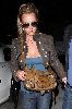 Britney Spears photo wearing a halter top and a leather jacket out in Culver City on April 17th, 2008