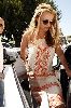 Britney Spears picture at B2V hair salon to clean up extensions on April 11th 2008