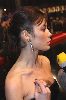 Olga Kurylenko : Olga talking to a TV presentor 2008