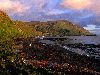 Antarctica : Sandy Bay at Dawn, Macquarie Island, Antarctica