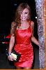 Tila Tequila looking sexy in a short red dress at T-Mobile Sidekick Tony Hawk Edition Party on the 1st of August 2008