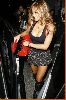 Tila Tequila arrives at Crown bar in Los Angeles on the 30th of July 2008