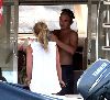 Britney Spears pictures Hanging out on a Boat on July 7th, 2008