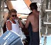 Britney Spears pictures Hanging out on a Boat on July 7th, 2008