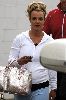 Britney Spears arrives at the gym in Culver City on June 5th, 2008