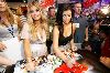 Kim Kardashian and Carmen Electra At Diaster Movie Talent Signing at Comic Con on July 26th, 2007