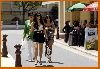 kim kardashian with sister Kourtney Kardashian and mother Kris Jenner Walking The Streets Of Monaco on June 12th 2008