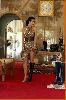 Kim Kardashian trying on boots in Los Angeles on July 25th 2008