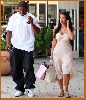 Kim Kardashian shopping in Los Angeles with boyfriend Reggie Bush on July 4th 2008