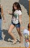 Miley Cyrus photo for a new episode of Hannah Montana at Malibu beach on July 9th 2008