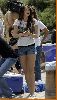 Miley Cyrus photo for a new episode of Hannah Montana at Malibu beach on July 9th 2008