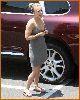 Hayden Panettiere spotted in a gray summer dress on the streets