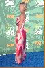 Hayden Panettiere photo wearing a patterned pinck dress at the 2008 Teen Choice Awards