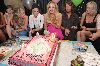 Lindsay Lohan birthday cake with samantha Ronson on July 2nd 2008