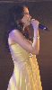 nancy ajram : concert in yellow dress