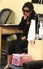 Kim Kardashian : Kim at the nail salon - November 7th 2008