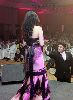 Haifa Wehbe : haifa receiving a rose from a fan on stage