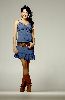 Johanna Klum : Johanna Klum boots and jeans dress