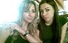 Dana Halabi : with her friend in a resturant