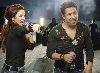 Diana Haddad : mass o loli video clip in 2006 photo with cheb khaled