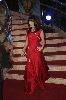 Diana Haddad : diana wearing a long red dress at the orbit festival