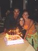 Diana Haddad : at her birthday party with candels